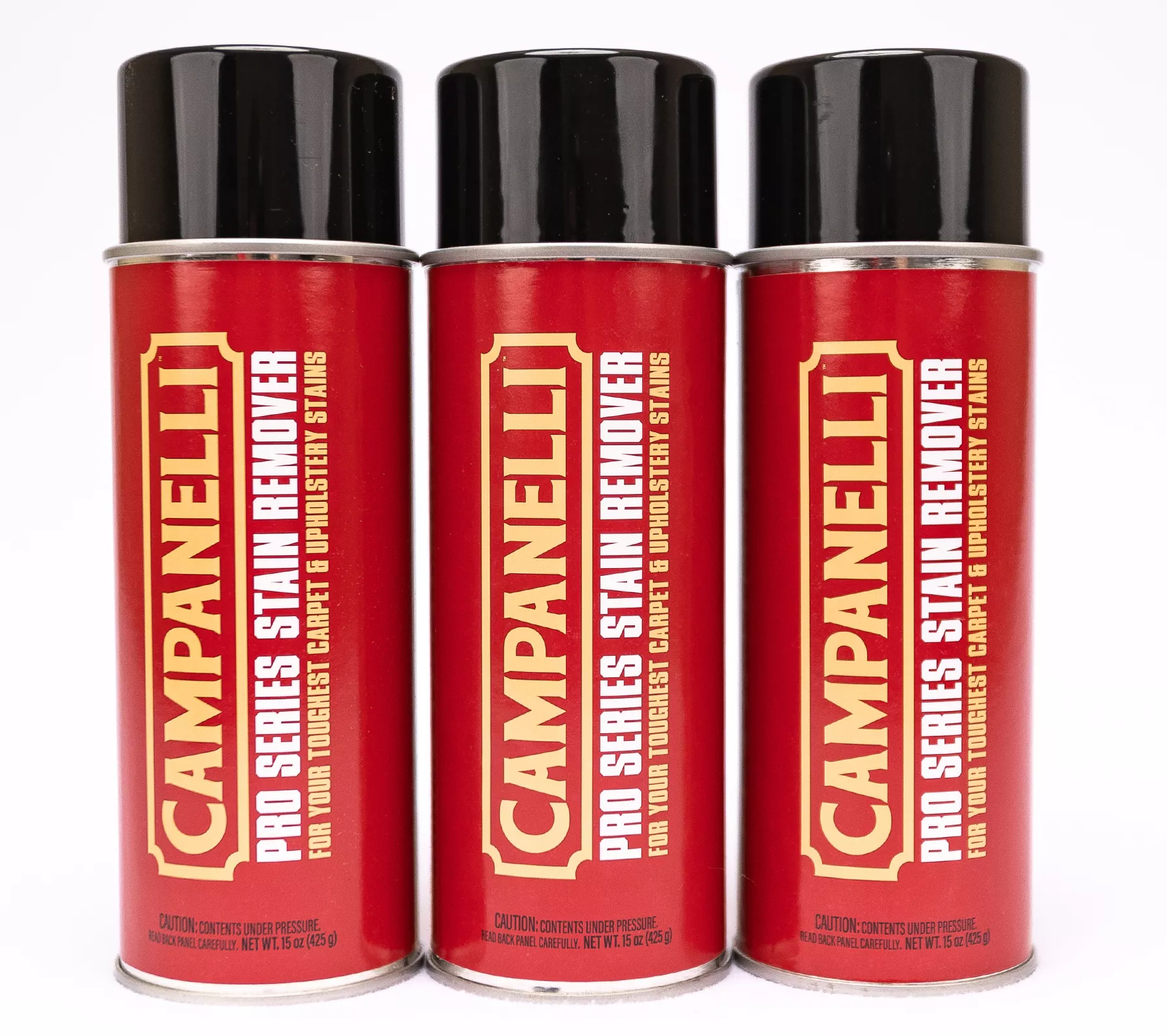 Set of 3 Professional Point & Spray Stain Removers by Campanelli    Foam Carpet...