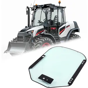 Cab Door Glass Compatible with Bobcat M Series S450 S510 S530 S550 S570 S590 S595 S630 S650 S740 S750 S770 T450 T550 T590 T595 T630 T650 T740 T750 T770 T870 Skid Steer Loader Replace for 7120401