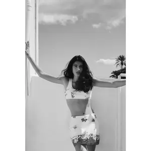 H&M Cotton wrap skirt