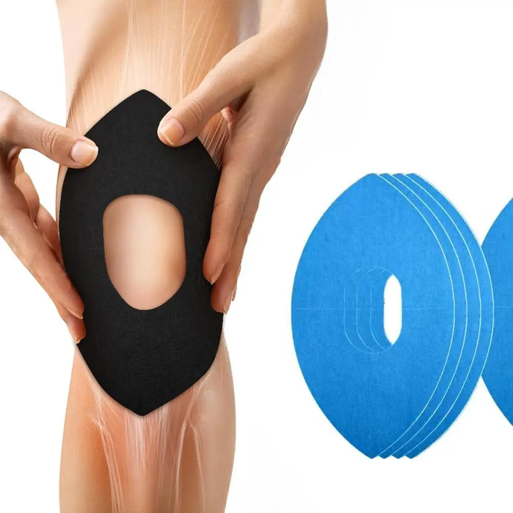 Kinesiology Tape, 10pcs Waterproof Precut Kinesiology Tape, Elastic Supportive Sport Active Athletic Tape for Knee Support, Breathable & Latex Free Kinesiology Tape for Fitness Running