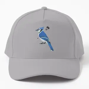 Lacrosse Blue Jay Twill Cap Hat Sports Enthusiast Design, Perfect for Lacrosse Fans, High-Quality Embroidery