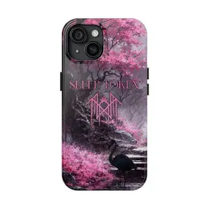 Sleep Token “Jerry Flamingo” Phone Case – Even In Arcadia Tour 2025 Gothic Aesthetic | Tough Magsafe Protective Cover | Perfect Gift For Fans | Compatible With iPhone 11–17