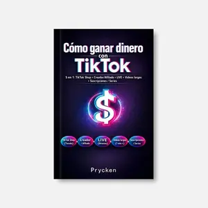 Prycken Cómo ganar dinero con TikTok, 5 en 1: TikTok Shop + Creador/Afiliado + LIVE + Videos largos + Suscripciones / Series. Perfect for Spanish speakers looking to master content creation and monetize effectively.Mother's Day gift