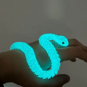 3D Printed  fake Snake Room Decore Fun [ Random Colour 2 pcs]
