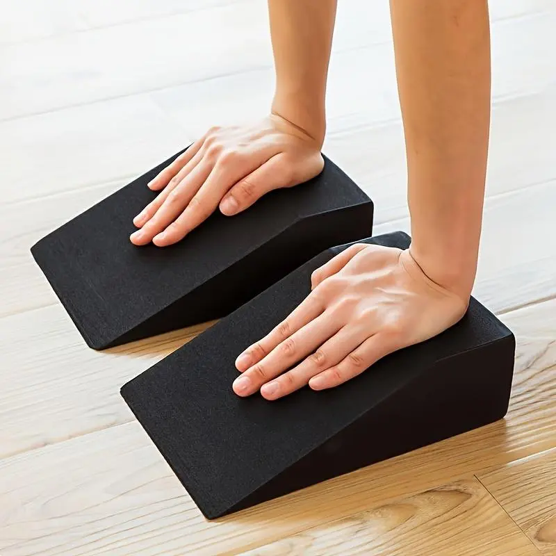 Professional Yoga Blocks, 1 Pair Wedge Balance & Stability Training ...