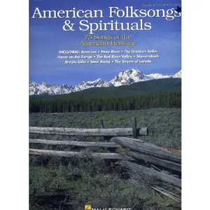 USED-American Folksongs and Spirituals ( song book ) piano, vocal, guitar by Various (Paperback)