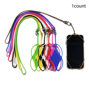 Adjustable Neck Strap Phone Holder, Silicone Hanging Belt, Compatible with Most Smartphones, Convenient Mobile Accessory, Phone Accessories