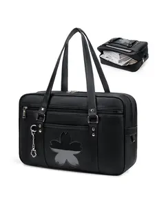 Large Capacity Boston Bag for Middle and High School Students, Commuting Bag, Durable Artificial Leather, Spacious Main Compartment, Tsa Standard Design, Durable Travel Bag, Daily Commuting Bags, Multifunctional Bag