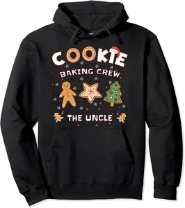 Family Christmas Cookie Baking Crew for the Uncle Baker Pullover Hoodie - Matthewmatt Shop 67B09M93PGJ3