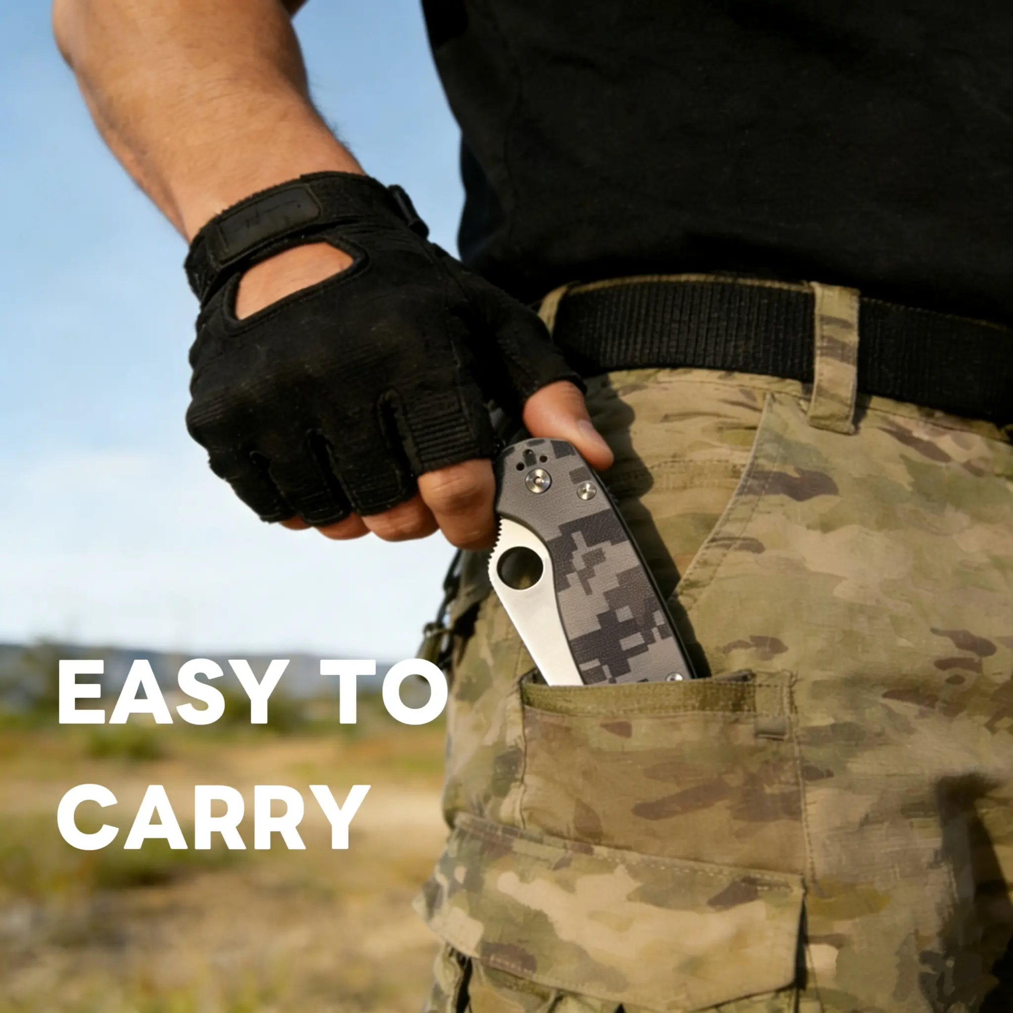 C81 Multi-function Folding Tool: Designed for camping and daily