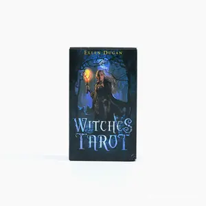 Witch Tarot Deck, Fortune Telling & Divination Tool for Novelty Fortune Telling Toys Enthusiasts