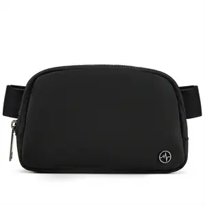 Pander Everywhere Belt Bag for Women, Black Fanny Pack Crossbody Bags with Adjustable Strap