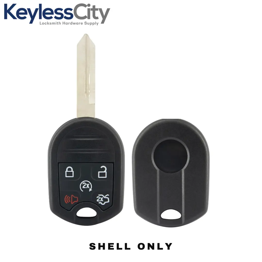 2011-2017 Ford / 5-Button Remote Head Key Shell / H75 / OUC6000022, CWTWB1U793