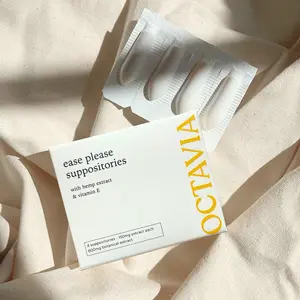 Octavia Ease Please Suppositories  |  Pelvic Pain Relief  |  100% Natural Plant-Based | Period Cramps Relief | Endometriosis
