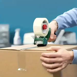 Clear Packaging Tape Roll - Multi-Purpose, Transparent, Durable, and Easy-to-Use Sealing Solution for Office, Home, School, and Shipping - One Roll