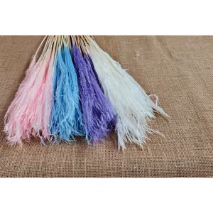 20 stems White pink purple sky blue Pampas Grass 20" | Neutral Pampas Grass | Dried Flowers For Interior Decor | Wedding Floral Decorations