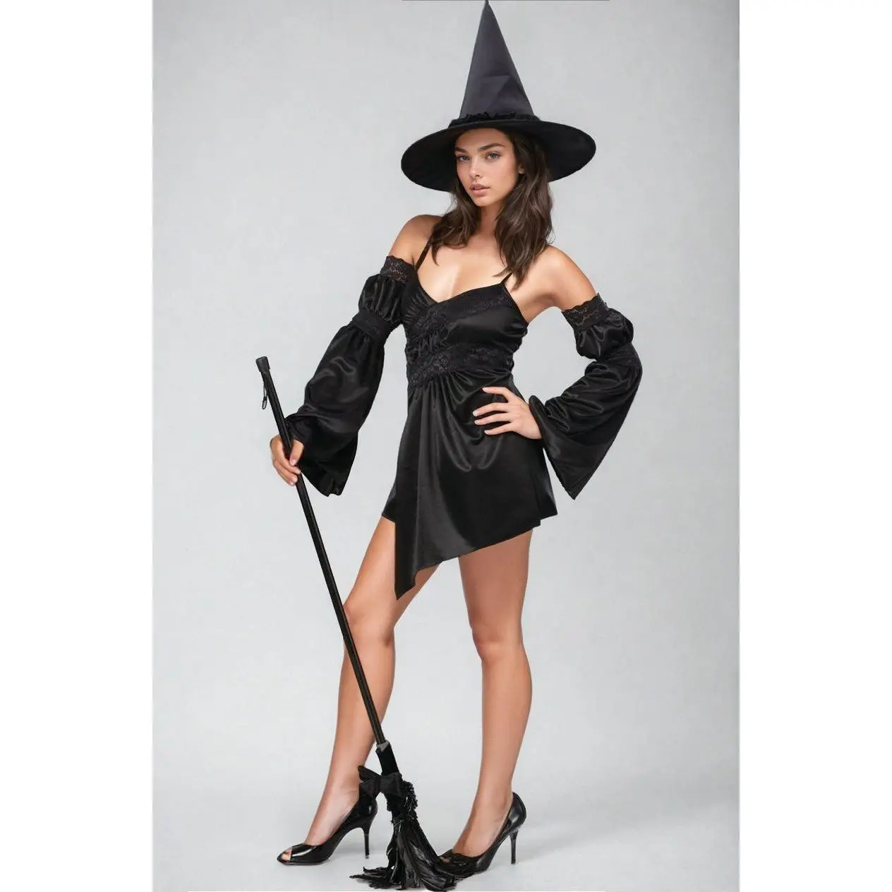 Black Cauldron Witch Costume