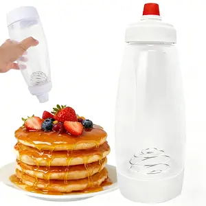 BakingHacks Trending Batter Dispenser  - 2-in-1 Blenderball Wire Whisk Mixer, Pancake/Waffle Batter Bottle for Cupcakes, Cake & Baked Goods