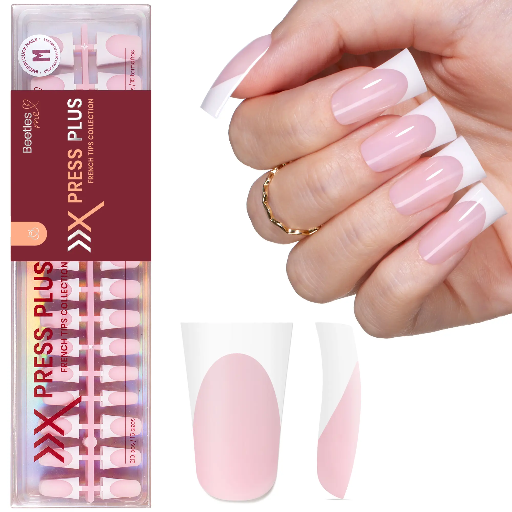 Medium Duck【Pink】15Sizes 210Pcs