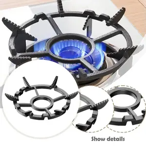 Cast Iron Wok Support Ring Wok Ring Sturdy Professional for Gas Cooker Pot Rack Burner Holder Replacement Parts