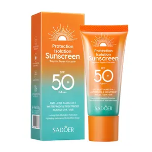 Sunscreen to prevent sunburn andtanning,Universal Tinted Face MoisturizerSunscreen,SPF 50 PA+++,Water Resistant AndNon-Greasy,For All Type Skin Facial Skincare body sunscreen