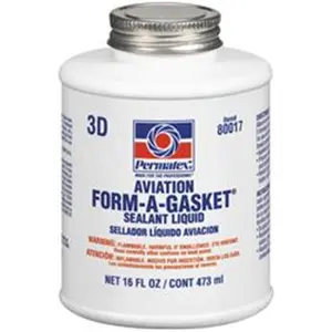 PERMTX-LOCKT 80017 Form-A-Gasket No. 3 Sealant, 16 Oz.