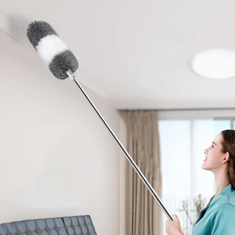 Retractable Duster, Extendable Duster, Ceiling Fan Duster, Microfiber Ceiling Duster, Long Handle Cleaning Tool, Household Cleaning Tool, Cleaning Supply for Ceiling, Wall, Furniture, Home Care Supplies, Dusters For Cleaning, House Cleaning Tools