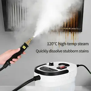 2026 Upgraded Version High Temperature Handheld Steamer for Car Detailing, Portable Steam Cleaning Machine for Home Use Kitchen Grease Car Detailing,ressurized Handheld Multi-Surface Natural Steam Cleaner, Portable Steamer For Car, Kitchen, Bathroom，White