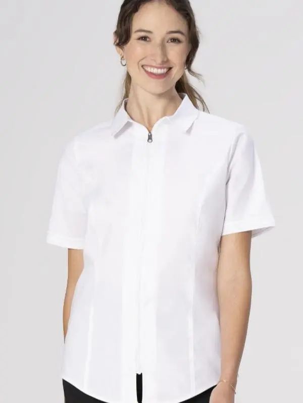 Chef Works Women's Cody Zip Work Shirt
