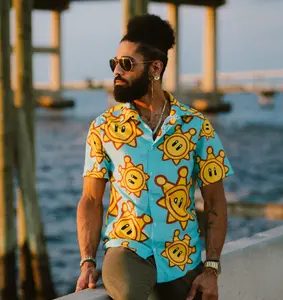 shine Sprite Super Mario Bros sunshine button up hawaiian shirt, Anime Style, CuteShirt, Summer Look, GiftIdea, Matching Outfit, Hawaii Vibes, Festival Fit, Beach Ready