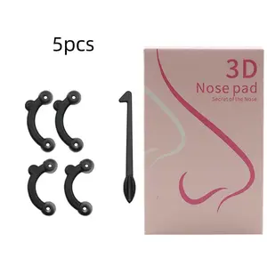 Silicone Nose Pad Enhancer, 3D Invisible Nose Shape Pad, No Scent, Non-Electric, No Battery Needed, Suitable for Facial Care
