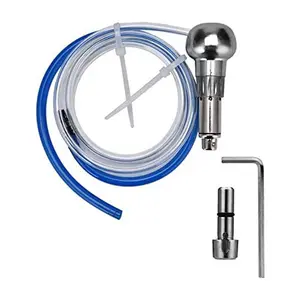 Pneumatic Engraving Handpiece Round Head Double-Ended Air Scribe Engraver Tool for Jewelry Making, Metal Craft & Stone Carving