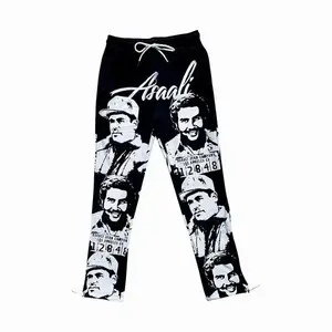 TRENDING 2025 Sherpa Fleece Streetwear Pants �C Black and White Dual-Tone All Over Print Men��s Sweatpants, Streetwear Hip Hop Style, Warm Sherpa Fabric, Gift for Boyfriend and Husband