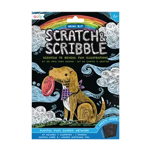 Playful Pups Scratch and Scribble Mini Scratch Art Kit