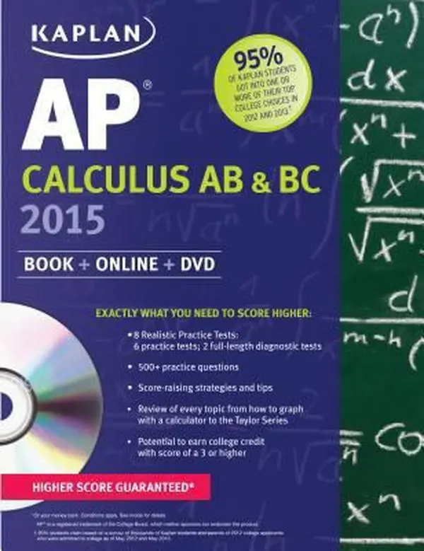 USED-Kaplan AP Calculus AB & BC 2015: Book + Online + DVD (Kaplan Test Prep) by Tamara Lefcourt Ruby (Paperback)