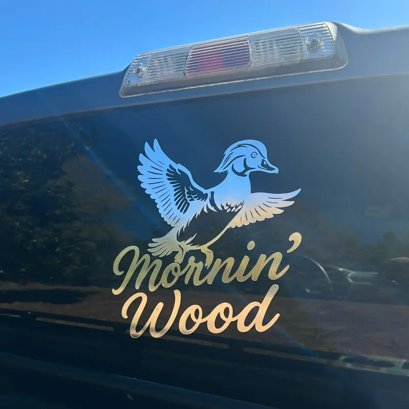 Mornin Wood Duck Decal - Stylish Car Sticker for Vehicle Decoration
