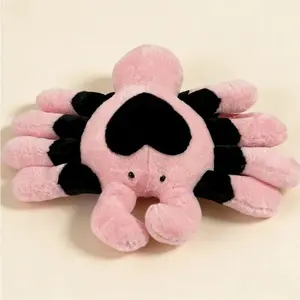 New Cute Black Pink Wolf Spider Plush Toy 110cm Multiple Styles Room Decoration Plush Doll Toy For Kid Gift