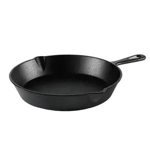 10.5 inch Pre-Seasoned Cast Iron Skillet with Handle Cookware Pans for Cooking
