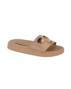 Moleca Comfort Slide Sandals with Cute Charms | Lightweight Everyday Slides | Brazilian Style Footwear Flipflop Slipper Shoes