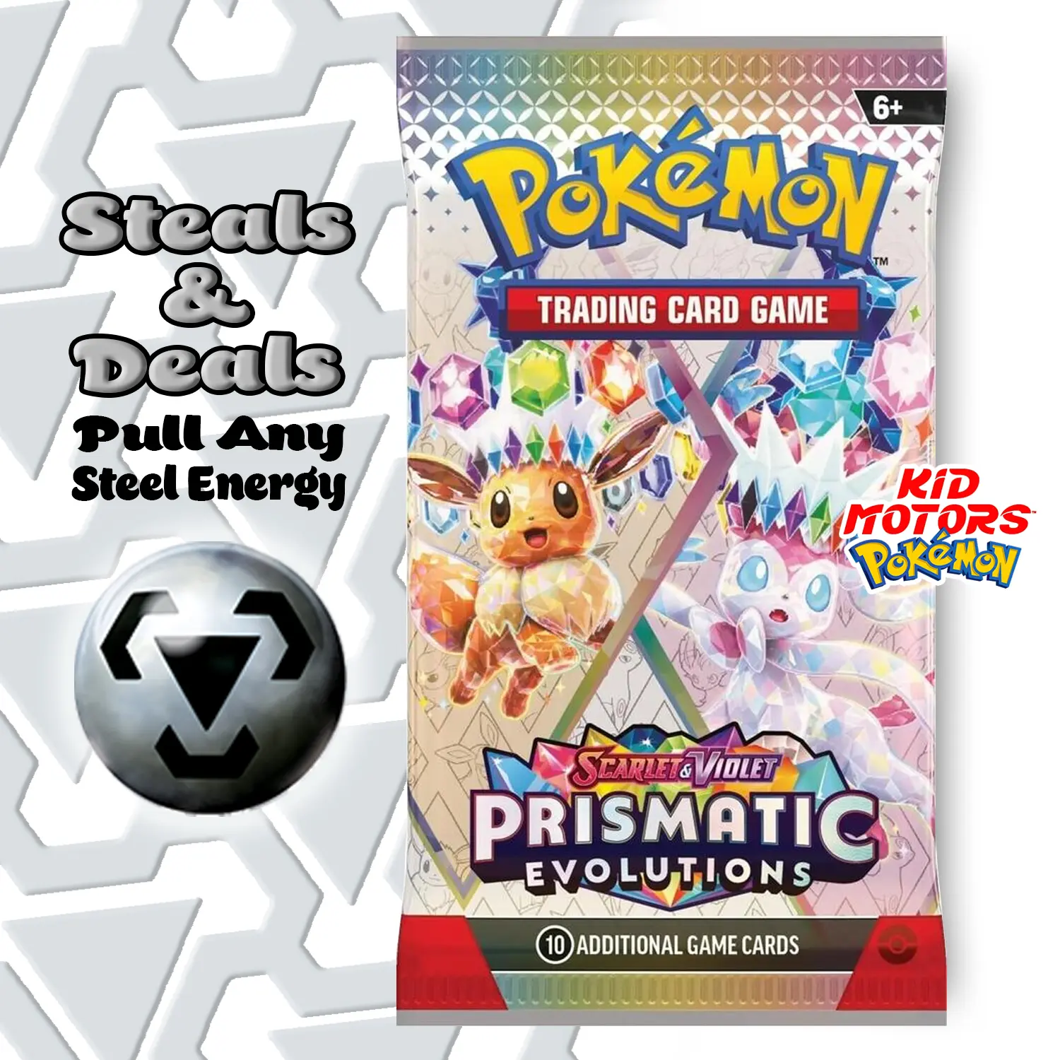 1 x Pokemon Prismatic Evolutions Booster Pack
