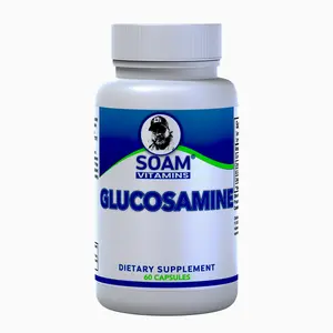 SoamGlucosamine x 60 Capsules - Glucosamine Sulfate 1500 MG Dietary Supplement - SOAM VITAMINS