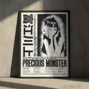Junji Ito Anime/Manga Poster Art Print - Tomie - POSTER NO FRAME