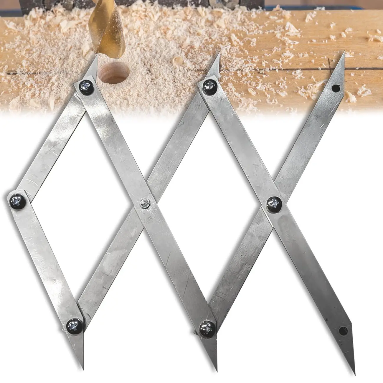 Precision Measuring Tool, Woodworking Center Marking Tool, Equidistant Layout Tool, Hand Measuring Tool, Hardware