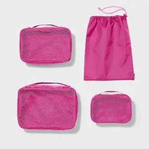 4pc Packing Cube Set Magenta- Open Story™️