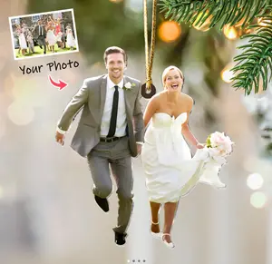 Gossb - Couple Photo Gifts, Valentine's Day Gifts - Custom Ornament from Photo