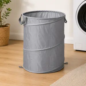 Simply Home Foldable Laundry Hamper 17.5" – Collapsible Clothes Storage Basket, Pack of 1