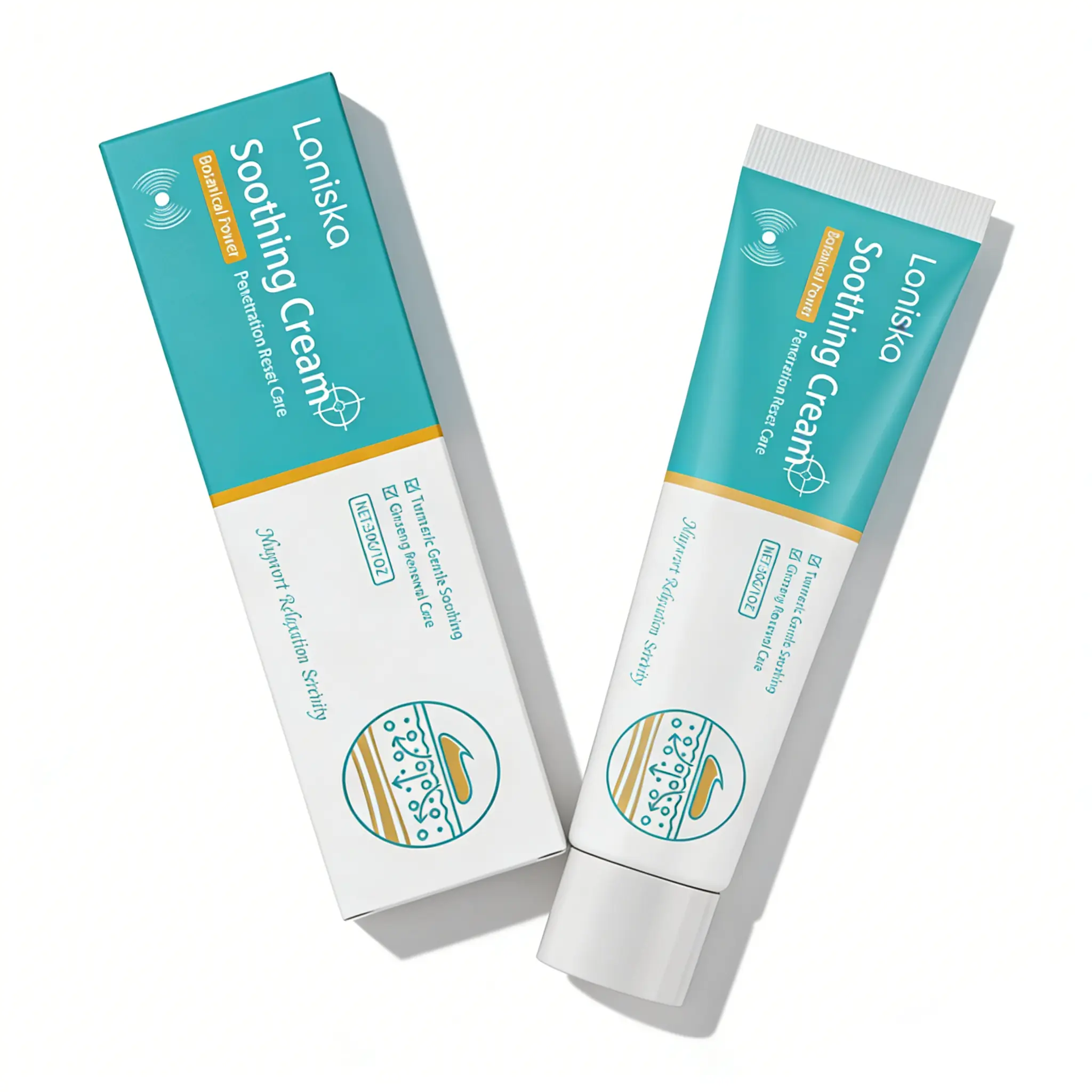 Laniska Gentle Herbal Varicose Veins Cream, 30g External Body Lotion for Pain & Swelling Relief, Vein Repair & Skin Comfort Soothing Massage