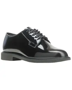 Bates Men's Sentry High Gloss Lace-Up Work Oxford Shoes Round Toe - E01842