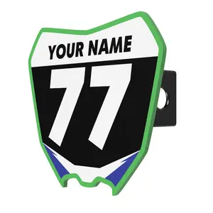Customized Mini-Moto Front Number Plate Trailer Hitch Cover