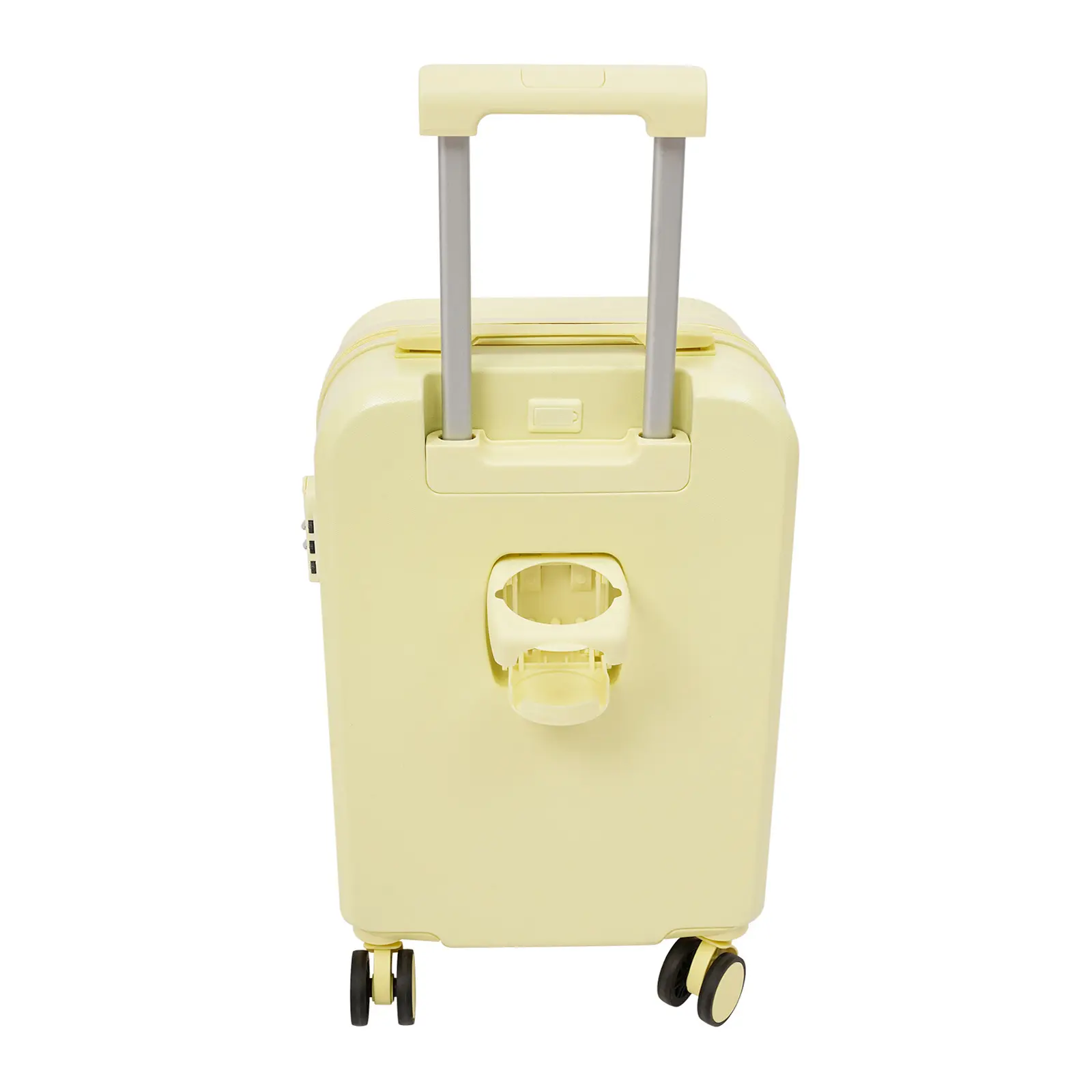 20-in Hard-Shell Carry-On Luggage, Lightweight Portable Suitcase with Lock System, 88-Lb Capacity, Double Handles, 4 Swivel Wheels